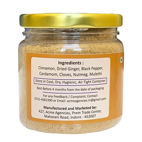 Jyoti Ben's Gujarati Chai Masala – Traditional Indian Tea Spice Blend | 100% Natural Ingredients | No Preservatives | 100g Jar 3