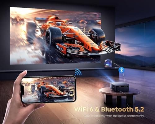 PLAY Smart 4K 3D 2500 ANSI, Voice Control, Android WiFi BT with HDMI-ARC USB Certified Google TV Home Ceiling Auto Focus Dolby Projector 5