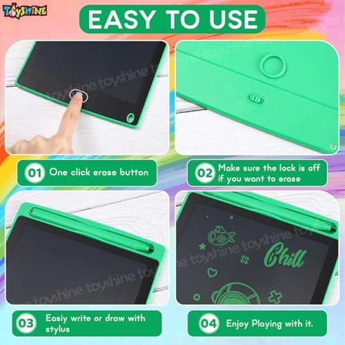 Toyshine® Educational 8.5 Inches LCD Wirting Tablet Pad 3