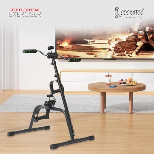Cockatoo Step Flex Pedal Exercise with Long Handle, Exercise Cycle for Home with Non-Slip Feet, Ideal for Leg & Arm Workouts 2