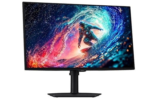 Samsung Odyssey OLED G6 Monitor 27 Inch QHD (2560 x 1440 Resolution), 240 Hz, OLED Panel, 0.03ms(GTG), HDR10+ Gaming, Display Port, HDMI, Headphone Jack, FreeSync & G-Sync (LS27HG612SWXXL, Black) 2