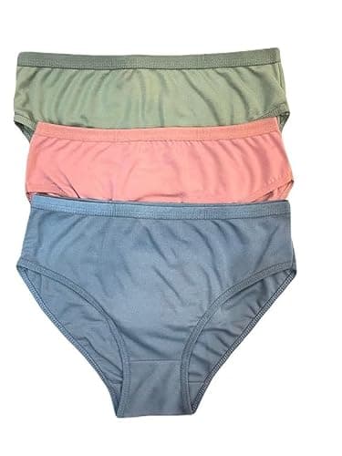 Flomex® Women’s Hipsters Panties Super Soft Hipster Ladies Plain Bright Panty/Innerwear Soft Panties Underwear Combo Pack 3 (in, Alpha, S, Multicolour 1)
