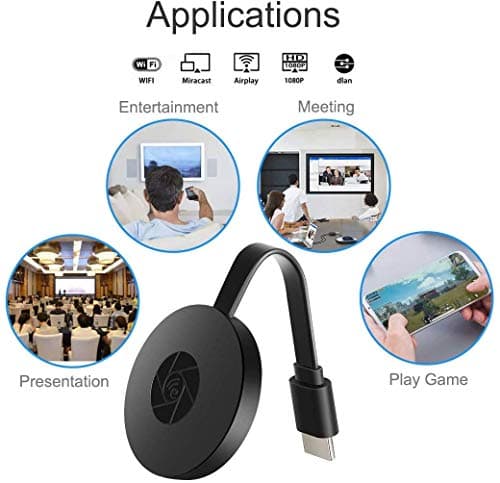 MS 4K Mirarcast Wi-Fi Wireless Display Adaptor/DLNA Wireless HDMI Screen Mirroring Wi-Fi Dongle/Cromecast. 3