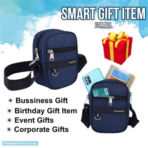 Pramadda Pure Luxury Stylish Mini Mobile Sling Bag for Women Men | Ideal Gift Choice for Birthday | Corporate Office Festival New Year Appreciation Gift Item Employee Client | Gift Combo Pack. 5