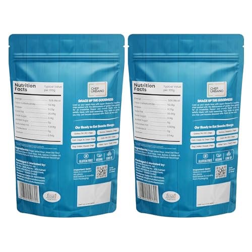 Chef Urbano Ragi Chips Indian Masala 85g PACK OF 2 | Gluten Free | | Vegan | Low GI| Crunchy Healthy Snacks | High Protein and Fiber Rich | Good for Diet | Good for Kids 2
