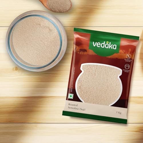 VEDAKA ROASTED SOOJI 1KG 5