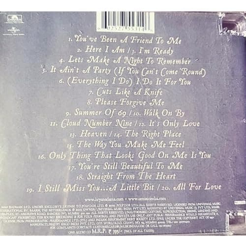 BRYAN ADAMS BARE BONES 2