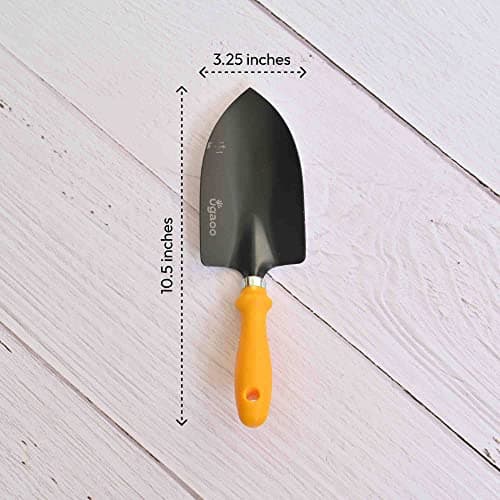 UGAOO Durable Gardening Hand Tool Kit for Gardening- 3 Pcs (Cultivator, Trowel, Transplanter) 4