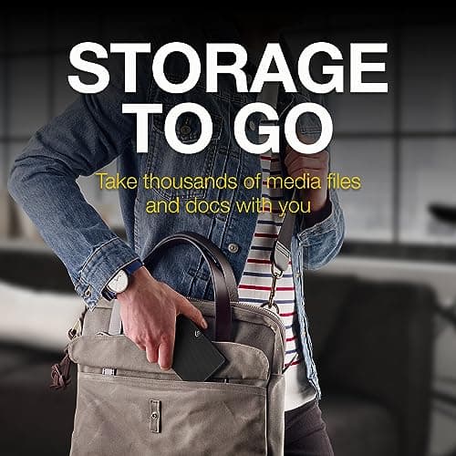 Seagate Expansion 2TB External HDD - USB 3.0 for Windows and Mac with 3 yr Data Recovery Services, Portable Hard Drive (STKM2000400) 3