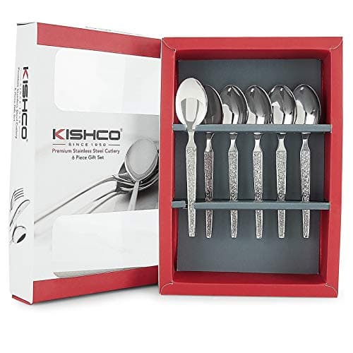 Kishco Stainless Steel Parma Coffee Spoon - Pack of 6