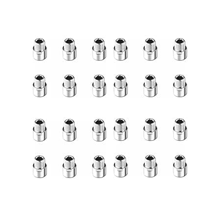 brass extension nipple extra heavy 1 Inch Length, 24 Piece Set For Pipe Plumbing, Faucet Extension Shower Nipple, Tap Nipple, Brass Valve Water Tap Extension, Bathroom Accessories