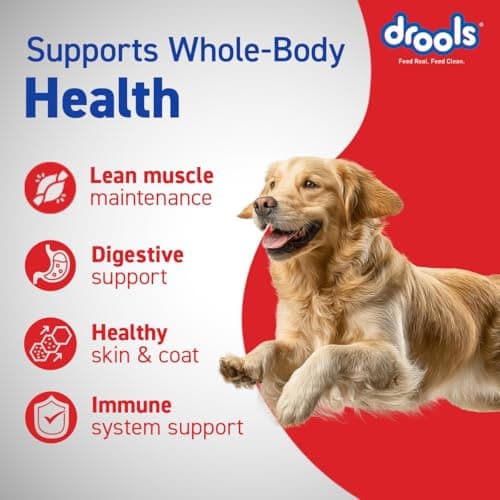 Drools Adult Dry Dog Food 5kg | Chicken & Egg Flavour | Omega 3 & 6 for Growth | Better Digestibility | Supports Joint Health | Helps Control Tartar Buildup 3