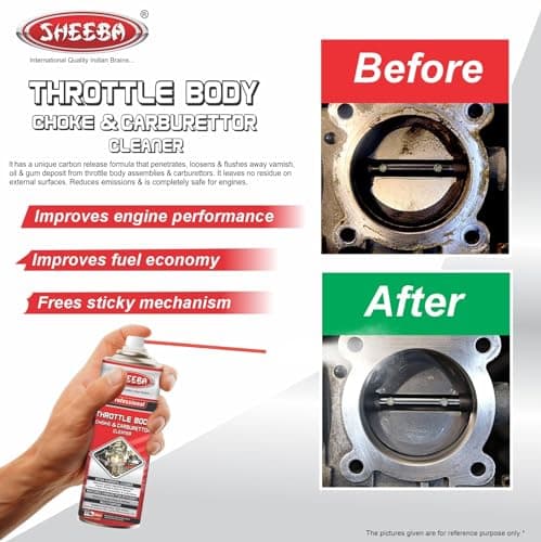Sheeba Throttle Body, Choke and Carburettor Cleaner (500 Ml) (STBCBG7) 4