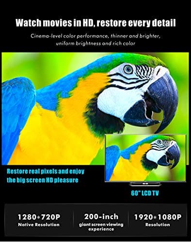 Zync T6 Android10 Smart Home Cinema Wi-Fi BT 4k & 3D Portable Outdoor Projector Built-in Streaming Netflix,Prime,Hotstar,1GB Ram,8ROM,7000lm,1Speaker3W, 1920 * 1080P,Support AV,HDMI,USB(Sliver) 4