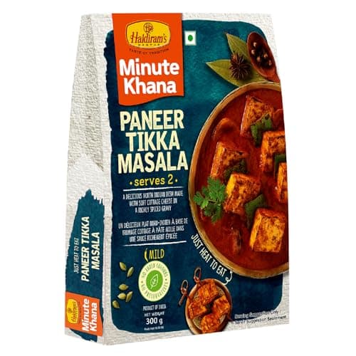 Haldiram's Nagpur Ready To Eat Punjabi Kadhi Pakoda 300g, Paneer Tikka Masala 300g, Dum Biryani 200g, Dal Makhani Chawal 350g Combo 4