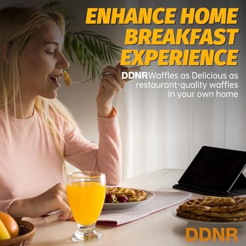 Waffle Maker Machine 3 In 1 Mini Easy To Clean Dual Side Plate, Perfect For Pan Cakes, Dessert, Breakfast - 350 Watts, 4 Inch, Electric Waffle Iron Pancake Maker (BLACK) 3