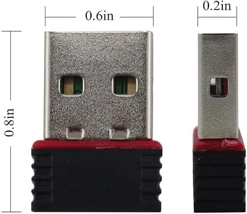 Mini 150MPS USB 2.0 Stick WiFi 802.11n Wireless LAN Network Adapter Stick Schwarz 802.11 Dongle Chip 4