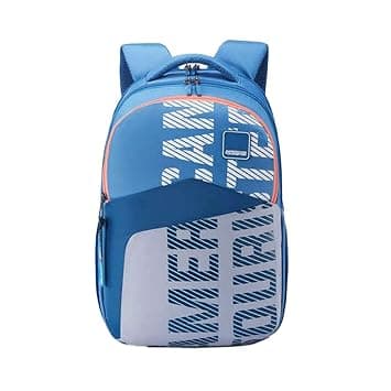American Tourister Sest 3.0 Style 03, Large 3 Compartment Backpack, 26L with Spacious Interiors Bags For School, Office, College, Gift For Men & Women - Blue
