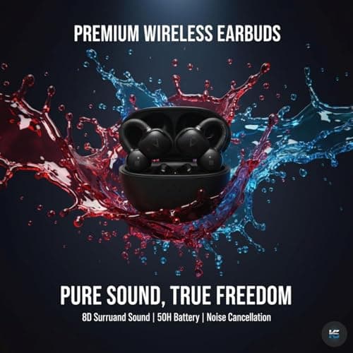 Drumstone TWS Bone Conduction Wireless Earphones – Open-Ear Bluetooth 5.3 Waterproof, 8H Playtime, Lightweight Comfort Fit for Running, Cycling, Gym & Daily Use KS 3