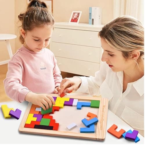 Storio Toys Wooden Russian Blocks Puzzles for Kids Adults, Wood Intelligence Puzzle for Ages 3-8,Wooden Puzzles Brain Teasers Toy Educational Gift for 7-10 Years 5
