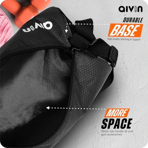 Aivin Booster Multipurpose Gym Bag | Gym Bags | Adjustable Shoulder Bag for Men |Duffle Gym Bags for Men | Fitness Bag|Carry Bags|Sports & Travel Bag|Sports Kit| Duffle Bags Travel 3