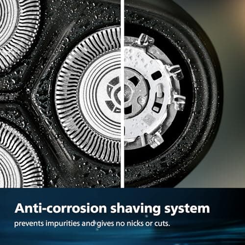 Philips Electric Shaver For Men, Skinprotect Technology, Wet And Dry Shave, 3D Floating Heads, 27 Self Sharpening Blades, Pop-Up Trimmer, Cordless, Waterproof X3063/03 (New Model), Blue 5