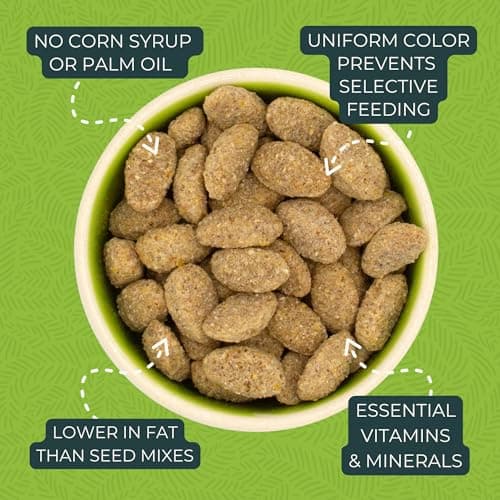 ZuPreem Natural for Medium to Large Birds (1.4 Kilograms, Multicolor), All Life Stages, Pellet 5