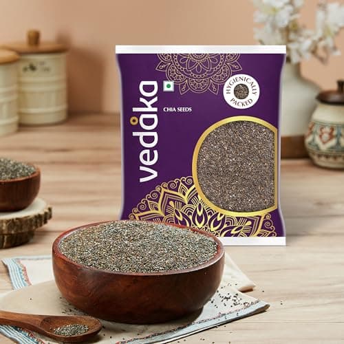 Amazon Brand - Vedaka Chia Seeds | 500 Gram | Rich In Protein, Calcium & Omega Fats | Healthy Snack On-The-Go 5