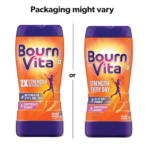 Bournvita Chocolate Nutrition Drink, 500 g Jar 2