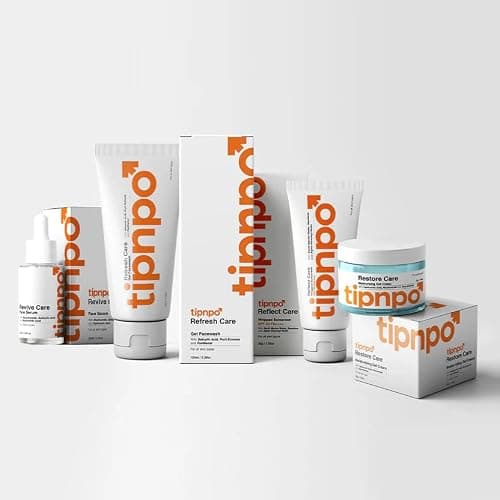 tipnpo Daily Care Combo Kit for Men (Face Wash 100 ml, Niacinamide Face Serum 30 ml, Gel Moisturiser 50 g, Sunscreen SPF 50 PA++++) | Oil Control, Acne Care, Hydration & Brightening 3