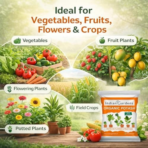 Indian Gardens - Organic Bio Potash (900 Grams) Fertilizer | Plant Nutrient Supplement | Slow Release Granules For Plants and Home Garden 2