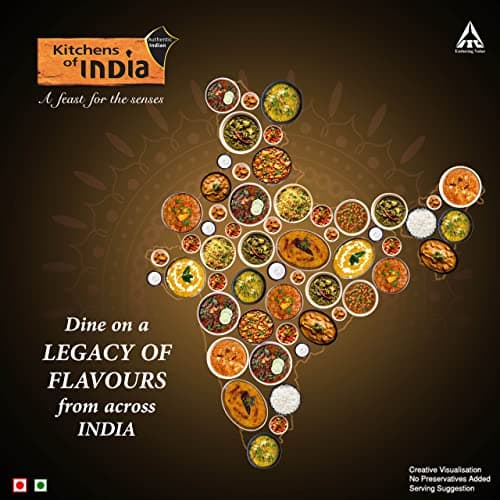Kitchens of India Pav Bhaji, ITC Ready to Eat Indian Food, Just Heat and Eat, Microwavable, 285g 5