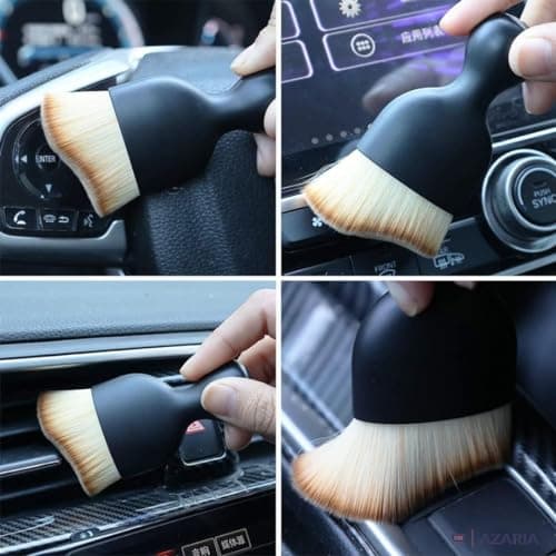 Azaria 5 PCS Microfiber Car Duster Kit - Interior & Exterior Car Cleaning Detailing Tool Scratch & Lint Free, Pollen Removing Extendable Long Handle Duster for Car & Motorcycle car Accessories (A1) 5