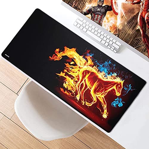 FEDUS Professional Large Gaming Mouse Pad,Waterproof and Foldable Pad,(900X400MM) Pad Non-Slip Base,Computer Game Mouse Mat Desktop Pad Carpet Mouse Mat for Gamers,Desktop, Laptop, Keyboard, Console 5