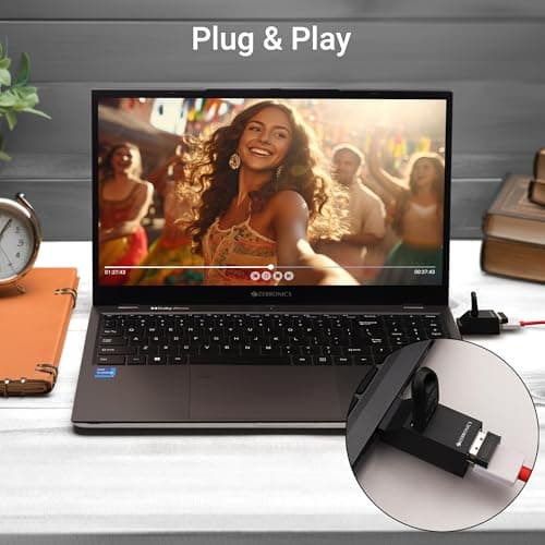 ZEBRONICS 180HB USB HUB, 3 Ports, USB 3.0, Transfer Speeds Upto 5 Gbps, Lightweight Design, Multi OS Compatible, Plug and Play 2