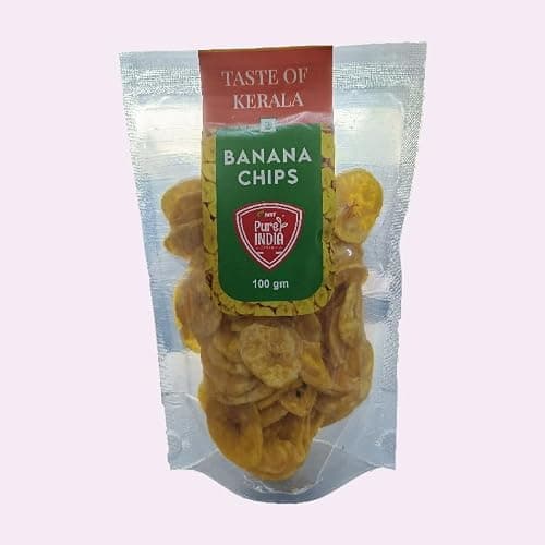 Pure India Banana Chips 100g