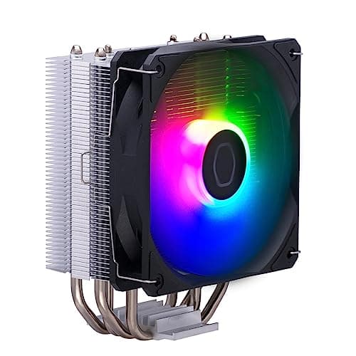 Cooler Master Hyper 212 Spectrum V3 ARGB CPU Cooler - 120mm Performance Fan | Support Latest LGA1851, LGA1700, AM5, AM4 Socket | PWM Case Fans | 71.93 CFM Airflow | 4 Heat Pipes | Copper Plate