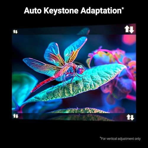 Zebronics PixaPlay® 73 Android Smart Projector, 720p Native, Support 4K, OTT Apps (Netflix, PrimeVideo, Hotstar), 200° Rotatable, 3700 Lumens, Auto Keystone, Miracast, 3W Speaker, 130" Screen, WiFi|BT 2