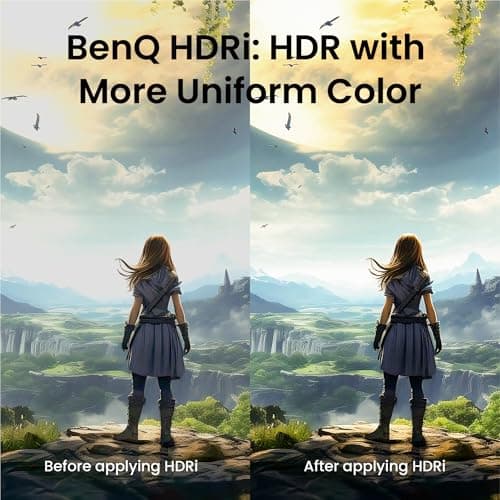 BenQ EW270Q 27" QHD Gaming Monitor, 200Hz, 90% P3 IPS, 65W USB-C, Dual 5W Speakers, Exceptional Audiovisual Enjoyment for Movie & Binge 4