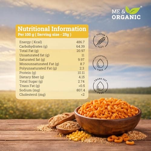 ME&ORGANIC Multigrain Crispy Bites | 75g Pack (Pack of 4) | Healthy Roasted Snack | High Fiber & Protein Rich | Made with Natural Ingredients | No Added Preservatives | Gluten-Free Crunchy Snack 2