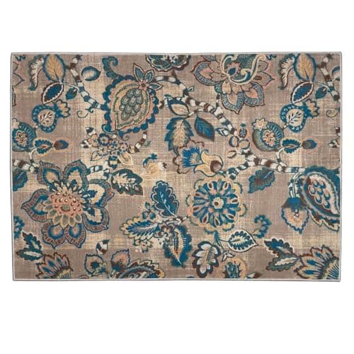 Welspun Blissful Carpet for Living Room | 4 x 6 Feet | Indoor Floor Rugs for Bedroom | Suitable for Home or Office | Anti Skid | Machine Washable Carpet | Brown 3
