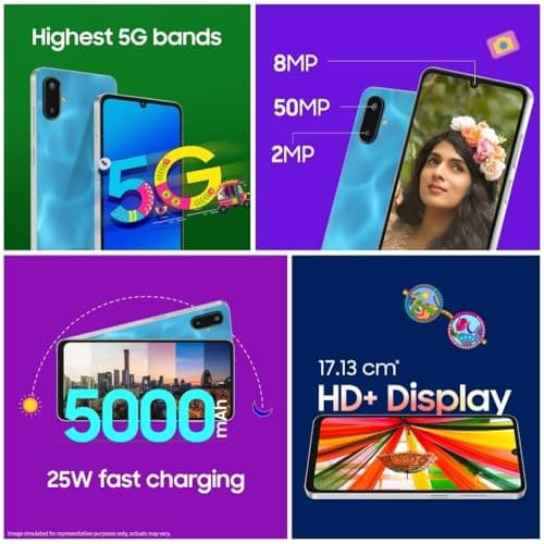 Samsung Galaxy F06 5G (Bahama Blue, 128 GB) (6 GB RAM) 4