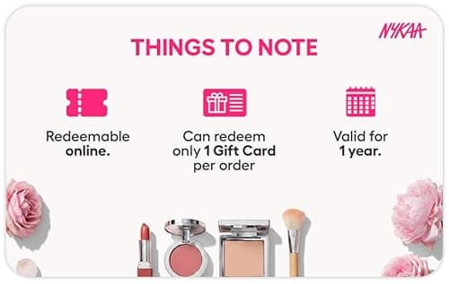 Nykaa| E-Gift Card | Instant Delivery | Valid for online purchase | 1 year Validity 5