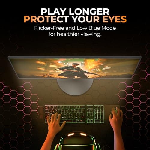 AOC 24B30H2 24 Inch (23.8") FHD IPS Monitor | 120Hz Refresh Rate | 1ms Response Time | Adaptive Sync | 3-Side Frameless | HDMI & VGA | Low Blue Mode | VESA Mount 3