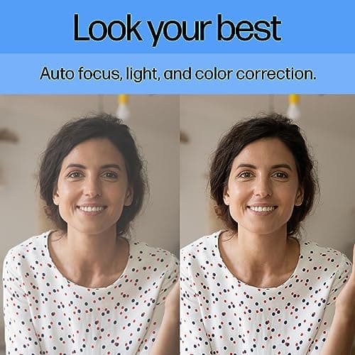 HP 430 FHD Webcam, 2MP, Portable Plug-and-Play Webcam with Dual mics and auto Adjustment 3