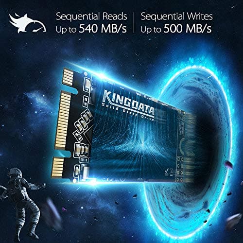 KINGDATA M.2 2242 SSD 128GB Ngff Internal Solid State Drive High-Performance Hard Drive for Desktop Laptop SATA III 6Gb/s Includes SSD(128GB, M.2 2242) 3