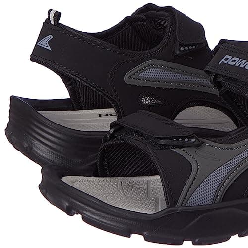 Power Stricker E Men's Black Sandals - 9 UK (8616430) 4