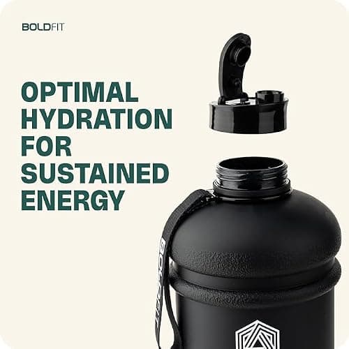 Boldfit 2 Litre Water Bottle, Black | Large Gym Water Jug for Men & Women | Sports Bottle for Hydration, Workout, Fitness, Travel & Outdoor Activities | BPA-Free Plastic 5