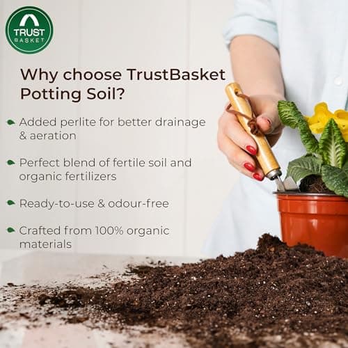 TrustBasket Enriched organic Earth Magic Potting Soil Fertilizer for Plants, 5 Kg 5