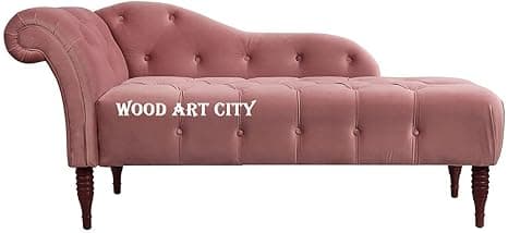 Rosewood 2-Seater Settee Sofa Diwan Couch for Home and Living Room (Ash Rose, Large)